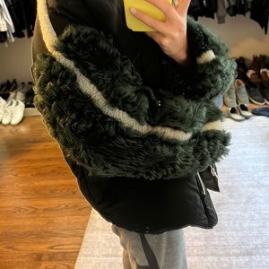 Sandy Liang Puffer Shearling Sleeves size 36